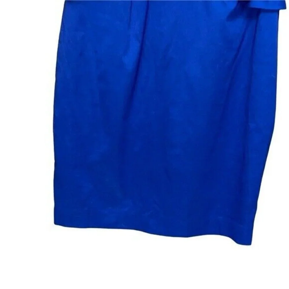 NEW! Ivy & Blu Maggy Royal Blue Peplum Boutique Starry Night Dress Size 4 - Picture 5 of 12